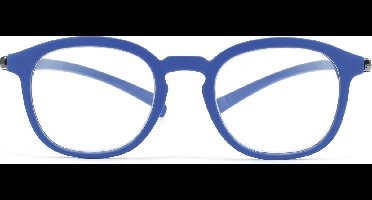 Montana MNR4B Hangende Leesbril Blauw rond +1.00