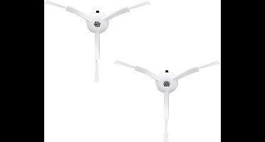 roborock Originele accessoires, Siliconen zijborstels voor S8/S8 +/S8 Pro Ultra/S7 Max Ultra-serie stofzuigers, Set van 2 (Wit)