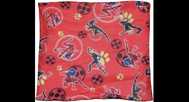 Fleece Sjaal - Lieveheersbeestje en kat