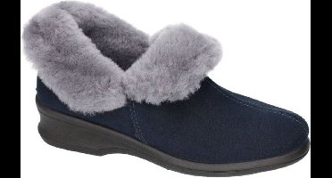 Rohde -Dames - blauw donker - pantoffels - maat 38.5