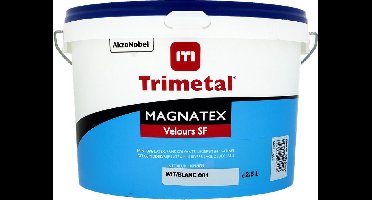 Trimetal Magnatex Velours Sf - 2,5 l - 13 m²/l - Wit - Afwerkingslaag
