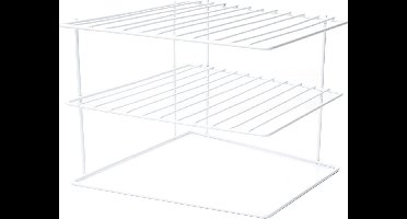 Asir - Keuken Organisator - Wit - 24,5 x 24,5 x 19,5 cm