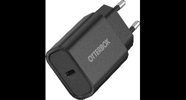 Otterbox Standard Wall Charger Oplader Adapter USB-C 20W PD (EU Wall Charger - USB-C) - Zwart