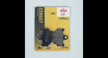 remblok av 550hf fr sbs voor motorfiets yamaha 125 sr se 1992 tot 1996 nieuw