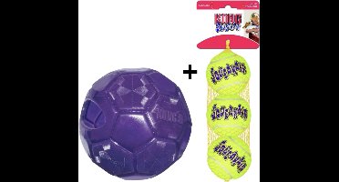 Combideal - Kong Flexball + Squeakair Balls Medium (6 CM)