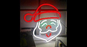oCreon Kerstman Neon Sign - LED Neon Wandlamp en Acryl Neonbord met USB voor Unieke Huisdecoratie