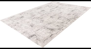 Pierre Cardin Lalee vloerkleed modern trendy hotelsjiek laagpolig karpet vervaagd 120x170 cm zilver