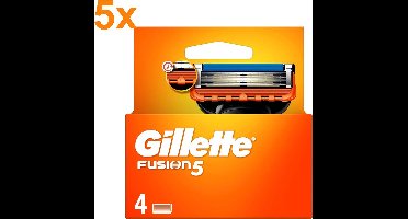 Gillette - Fusion 5 - Scheermesjes/Navulmesjes - 4x 5 Stuks - Voordeelverpakking