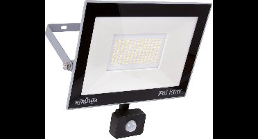 Led Bouwlamp - Schijnwerper - met sensor - 100w - 8000 Lumen - 6400K - Koud Wit