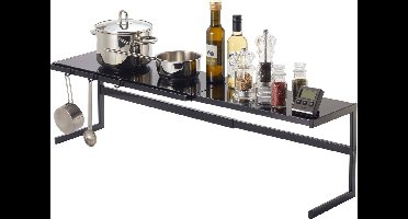 Yamazaki Keukenrek Uitschuifbaar - Tower - Zwart