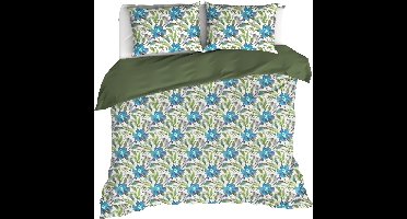 De Witte Lietaer Dekbedovertrek Bellflower, Eden - 260 x 240 - Katoen Percal