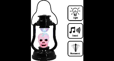 Boland - LED decoratie Disco skull lantaarn - Horror - Horror