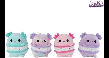 Knuffel pluche axolotl zeedier 20cm multi kleuren speelgoed.