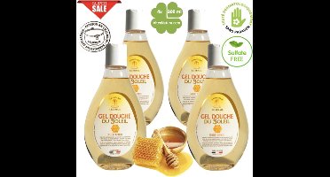Sulfaatvrije douchegel | 4x300ml | Honing | Le Sérail | Franse Marseillezeep Ambacht