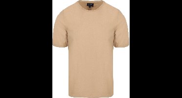 Suitable Respect T-shirt Jim Beige - Maat XL - Heren - Casual T-shirts