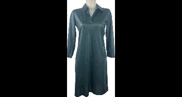 Damesjurk met Leather Look - Winterwarmte in 5 Maten - Perfect voor Stijlvolle Winterdagen