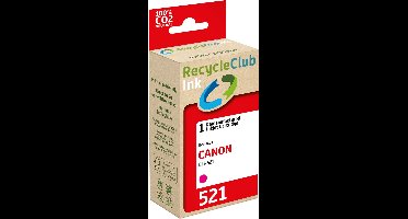 WeCare - Canon CLI-521 - Huismerk inktcartridge Magenta / Rood