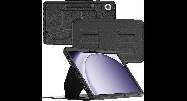 Tablet Hoes Geschikt Voor Samsung Galaxy A11 / A9 Zwart - Galaxy A9 hoes met Multi-Angle Magnetic Stand, Auto Sleep/Wake - Extra Stevig - Schokbestendig