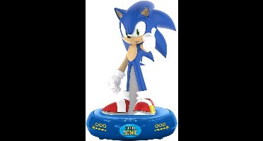 Sonic The Hedgehog 3D Nachtlamp - Bureaulamp - Kamerlamp - Blauw - 25 CM