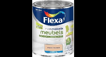 Flexa - Mooi Makkelijk Meubels Zijdeglans - Midden Kastanje - Mengverf - 0.75 L