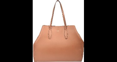JOOP! Leren Schoudertas Sofisticato 1.0 Anela Shopper Cognac Bruine