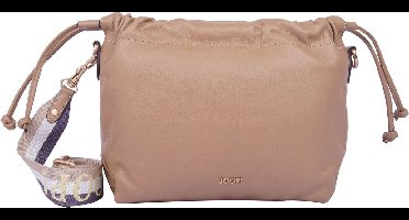 JOOP! Leren Schoudertas Brezza Ira Shoulderbag Cappuccino Lichtbruin