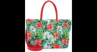 Tamaris Handtas Schoudertas Annalena Shopper Red Kombi Veelkleurig