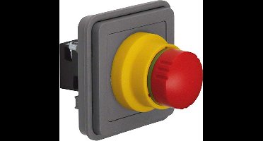 Hager Berker Noodstopschakelaar W.1 Grijs - 44713512 - E3QPH
