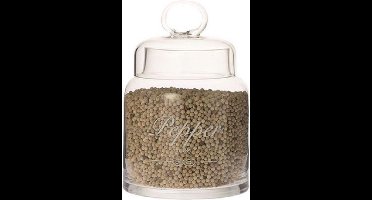 Riverdale - voorraadpot - glas - Peper - H18 x Ø 13 cm