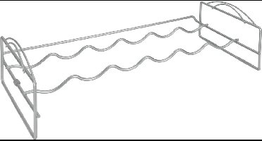Metaltex - Flessenrek voor 6 flessen - Voor wijn of frisdrank - 56 x 25 x 13 cm - Wijnrek - Stapelbaar en dus uitbreidbaar