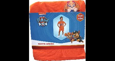 Nickelodeon Paw Patrol - Korte Broek - Maat 116/122 - Oranje - Meisjes