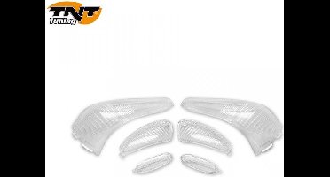 tnt knipperlicht kap voor gilera 50 runner 2003 scooter, transparant, nieuw