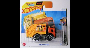 HOT WHEELS TOTAL DISPOSAL RECYCLING YELLOW 160/250 HW METRO 8/10 1:64