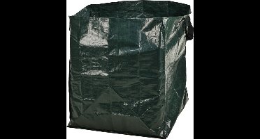 Progarden Tuinafvalzak - opvouwbaar - groot formaat - groen - 390 liter - bladeren opruimen