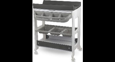 DailySupplies® Commode Baby - Verzorgingstafel - Luiertafel - Babykamer - Grijs