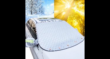 oCreon Voorruitafdekking Winter - Vorstafdekking met 5 Magneten en Zonwering - 145 x 115 cm