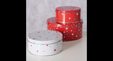 Set van drie opbergblikken STERNY, Ø 13,5-20 cm