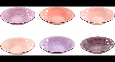 Studio Tavola Diepe Borden Mykonos ø 21 cm - 6 stuks