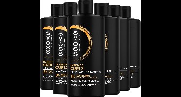 Syoss Curls - Shampoo - Haarverzorging - Gezonde en Veerkrachtige Krullen - Zachte Reiniging - Hydraterend - Versterkt en Voedt - Krullend en Golvend Haar - Voordeelverpakking - 6x440ml