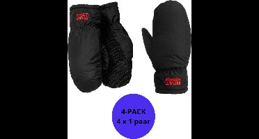 Heatkeeper - Thermo wanten dames - Zwart - One Size - 4-Paar - Handschoenen winter