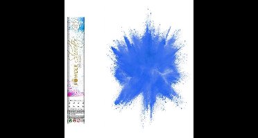 Gender Reveal Powder Shooter 30 cm - Blauwe poeder - Haza