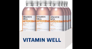 Vitamin Well | Antioxidant | 12 Stuks | 12 x 500 ml
