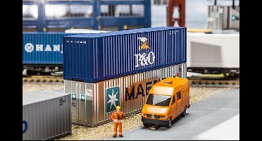 Faller - 40' Hi-Cube Container P&O - modelbouwsets, hobbybouwspeelgoed voor kinderen, modelverf en accessoires