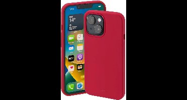 Hama Finest Feel Cover Hoesje geschikt voor iPhone 14 - Zijdezacht afwerking - Krasbestendig - Rood