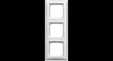 Busch-Jaeger Bj bal inbouw afdekraam polar wit 3-voudig vertikaal en horizontaal