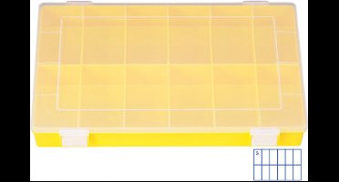Hünersdorff Assortimentsdoos (l x b x h) 335 x 225 x 55 mm Aantal vakken: 12 Vaste onderverdeling 1 stuk(s)