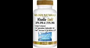 Golden Naturals Visolie Gold 50% EPA & 25% DHA - 2 x 60 softgels - Voordeelverpakking