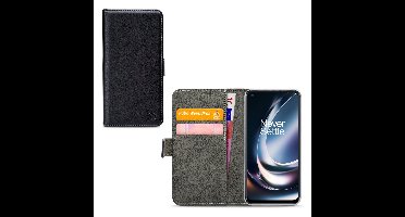 Mobilize Telefoonhoesje geschikt voor OnePlus Nord CE 2 Lite 5G Hoesje | Mobilize Classic Gelly Wallet Bookcase Portemonnee | Pasjeshouder voor 2 Pasjes | Telefoonhoesje voor Pinpas / OV Kaart / Rijbewijs - Zwart