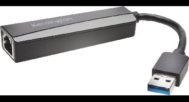 Kensington USB 3.0 Ethernet Adapter - Zwart