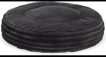 Designed by Lotte Reza - Hondenkusen - Rond - Antraciet - 95x95x20 cm